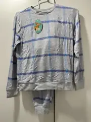 Peter Alexander Jnr Boys Grey Check L/Sleeve Tee & L/Pants 10Y, BNWT RRP $69.95