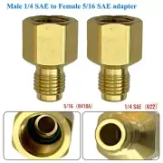 Adapter Joint Brass Brass Adapter Female 5/16" For Male 1/4 To Female 5/16