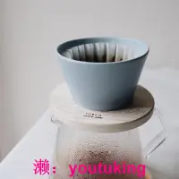 在飛比找露天拍賣優惠-現貨日本Torch 新款美濃燒手沖咖啡陶瓷濾杯山峰濾杯 玻璃