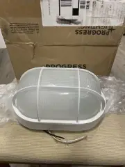 Bulkheads - 11 In - Outdoor Bulkhead Lights - White Finish progress lighting