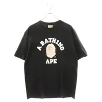 在飛比找蝦皮購物優惠-A BATHING APE 安逸猿T恤 襯衫黑色 標誌 短袖