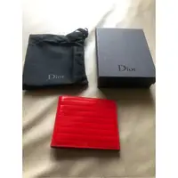 在飛比找蝦皮購物優惠-保證全新正品 Dior Homme DH 紅色漆皮 八卡 短