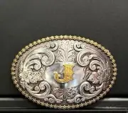NOCONA OVAL INITIAL BUCKLE J - ACC BUCKLE - 37072-J