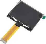 2.42in OLED LCD Display, 128x64 Resolution Inline SSD1309 24PIN Clear Screen Module, Self Illuminated, Glass, DIY Electronic Components (Blue Displaying)