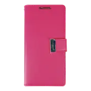 Mercury Rich Diary Wallet Case For Samsung Note 10 - Pink