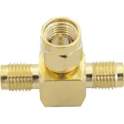 PA6708 SMA Plug To 2X SMA Sockets Adaptor SMA PLUG TO 2 X SMA SOCKETS