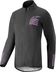 Alpinestars Stella Descender Ladies Bicycle Jacket, black-purple, Size XL for Women Black Purple