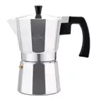 MVPLUE Classic Stovetop Espresso Maker 6 Cup ，Moka Pot Aluminum Silver，Perfec...