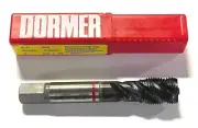 Dormer 3/4-16 Tap HSS-E-PM Semi Bottoming Spiral Flute TiAlN Coated Red Shark