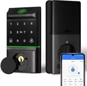 Smart Lock for Front Door, Keyless Entry Door Locks with Keypad, Fingerprint Doo