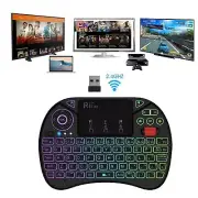 Rii X8 Portable 2.4GHz Mini Wireless Keyboard Controller with Touchpad Mouse Com