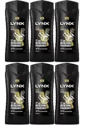 Lynx Body Wash Shower Gel Gold Oud Wood and Vanilla 500ml x 6