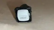 HPM 10 Amp EXCEL Rocker Switch Mech White Engraved With "HEAT" 770MHEATWE