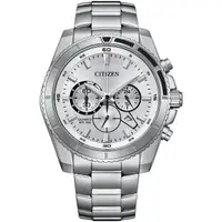 在飛比找momo購物網優惠-【CITIZEN 星辰】Chronograph 紳男三眼計時