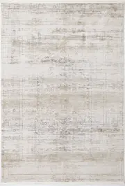 Cordelia Kost Distressed Vintage Grey & Blue Rug