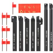 21pcs Lathe Turning Tool Holder Boring Bar Indexable Carbide Inserts Set Wrench