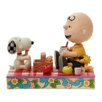 在飛比找momo購物網優惠-【Enesco】精品家飾 SNOOPY 查理布朗與史努比和胡