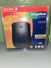 SanDisk ImageMate Dual Card Reader SDDR-75-07 For CompactFlash & SmartMedia New