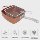 AU 4Pcs Set Stainless Steel NonStick Frying Pan Multifunctional Saucepan Kitchen