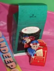 Vintage Hallmark Keepsake Ornament Collector's Club It's In The Mail 1993