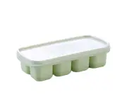 Ice Cube Trays with Lid, Reusable , for Whiskey, Cocktail, Spirits, Chilled Drinks and Juice - Green