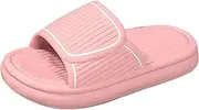 [Generic] 2 Strap Slides for Women Men Pillow House Slippers Non Slip Shower Shoes Fit Bathroom Bedroom Pool Beach Sports Slide Sandals for Women