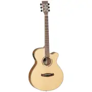 Tanglewood Discovery Exotic Super Folk C/E Ovangkol Acoustic Guitar