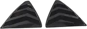 Compatible for Mazda CX-5 CX5 2018 2019 2020 ABS Black Rear Window Triangle Louvers Shutters Blinds Cover Trim 2pcs Car Styling Accessories