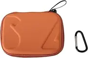 CamGo Sunnylife Compact Carry Case for Osmo Action 5 Pro/Osmo Action 4 / Osmo Action 3 (Orange)