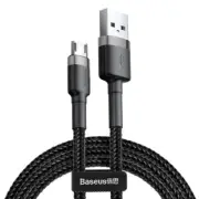 USB type A to micro USB Cable 2m grey black BASEUS