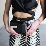 LIA Facetted Clutch