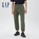 GAP 男裝 寬鬆束口棉褲-軍綠色(606620)