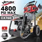 JET-USA 4800PSI Petrol Powered High Pressure Washer 7HP Water Cleaner - CX760