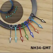 13MM GMT Watch Hand BGW9 Strong Blue Luminous Watch Parts for NH34 Movement