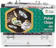 Let's Play Games Australiana Clay Chip 600 Pieces Poker Set