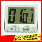 Digital Timer Magnetic Count Sport LCD Down Loud Alarm Stick Cook Clock Kitchen