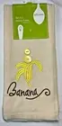 SLEEPING PARTNERS BANANA KITCHEN TEA TOWELS YELLOW PLAID (2) NWT