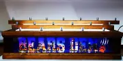LIGHTED 18 BEER Tap handle display BEARS DEN / CHICAGO SKYLINE