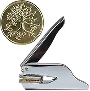 MNYR New Customize Design Your Own Custom Monogram Names Crown Family Crest Shield Embosser Logo Letter Personalized Official Book Seal Monogram Wedding Invitations Hand Embosser Great Gift Idea