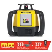 LEICA Rotating Laser Level Red Beam Manual-Single-Grade RUGBY 620 LG6005985