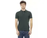 Embroidered Short Sleeve Polo Shirt L Men