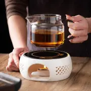 Hollow Teapot Warmer Tea Heat Base Tea Heating for Glass/Porcelain Teapots