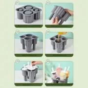 Silicone Ice Cream Mold Set for DIY Enthusiasts Creative Popsicles Maker Tray