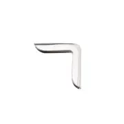 Metal Book Corner Protectors Edge Cover Guard 15 x 15 x 3mm Silver Tone 50pcs
