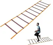 Training Agility Ladder - Sturdy Speed Exercise Equipment - 10 Rungs for Soccer Football Boxing Sports Fitness Training Ladder with Carry