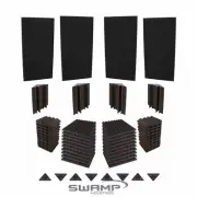 SWAMP Foam and Fibreglass Panel Acoustic Room Treatment Kit - Acoustic-Pack-A