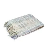 J.Elliot Home Rhiannon 130x160cm Cotton Throw Blanket Sofa Decor Evergreen Multi