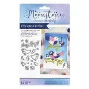 Hunkydory Cute Birds & Branch Moonstone Die
