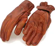 Rokker McAllen Motorcycle Gloves, brown, Size S for Men
