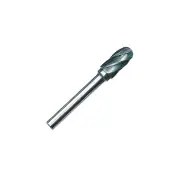 SP Tools Tungsten Carbide Burrs - 10 x 20mm Cylinder with Radius Top Aluminium